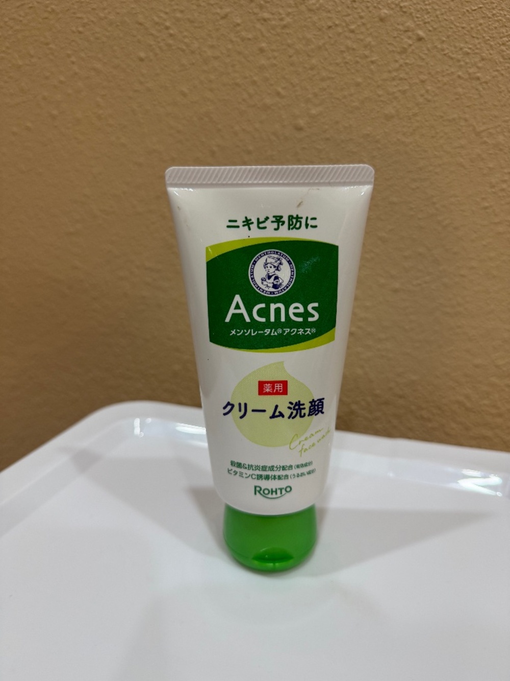 Rohto Acnes Creamy Face Wash, 130g - Japan Award#1, Japanese Face Wash Cleanser